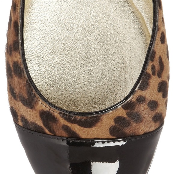 JIMMY CHOO Leopard pony patent-leather ballet flat - Picture 7 of 11